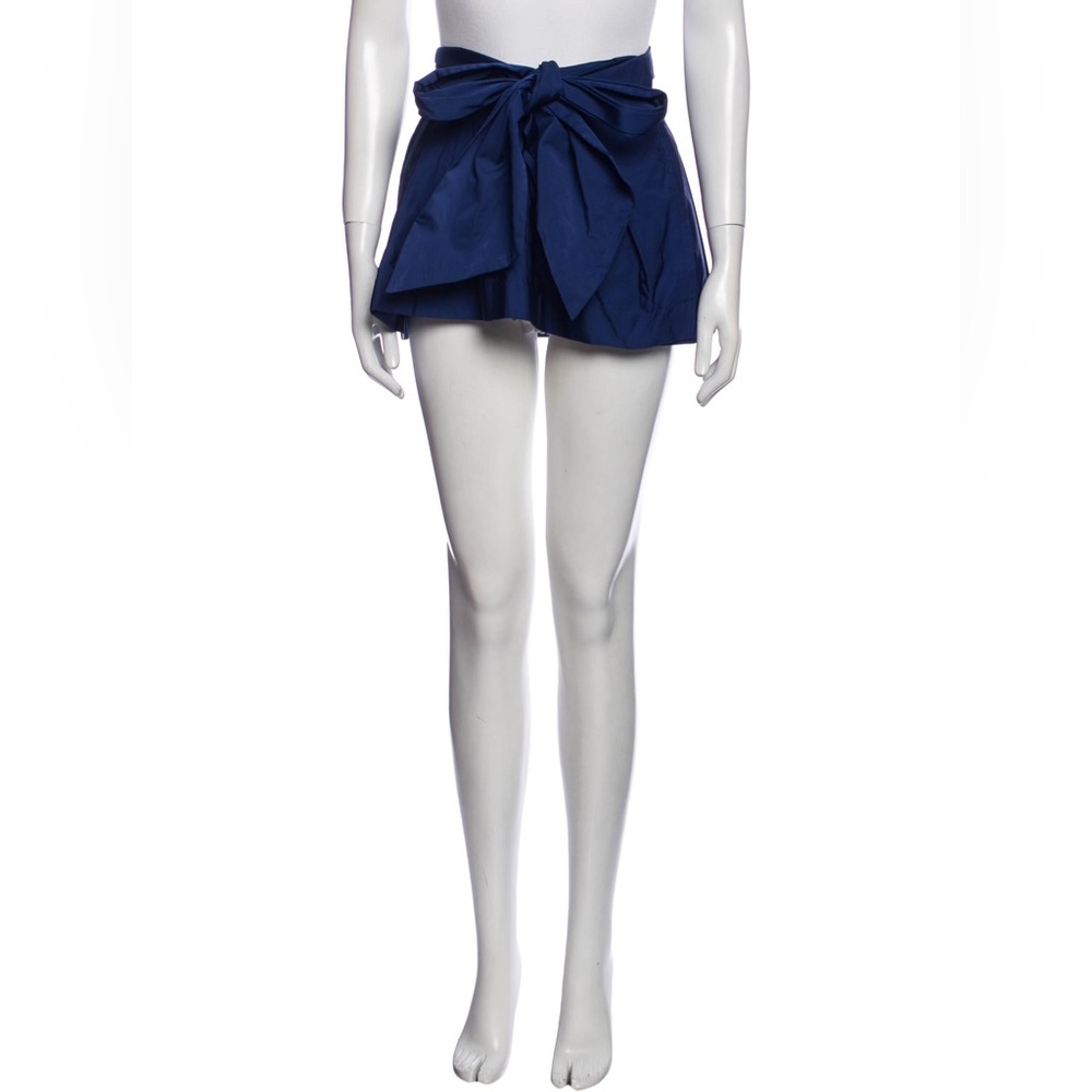 Dries Van Noten Wrap Mini Silk Skirt